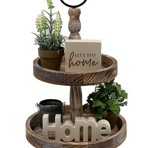 Everyday Tiered Tray Decor, 5-Pieces